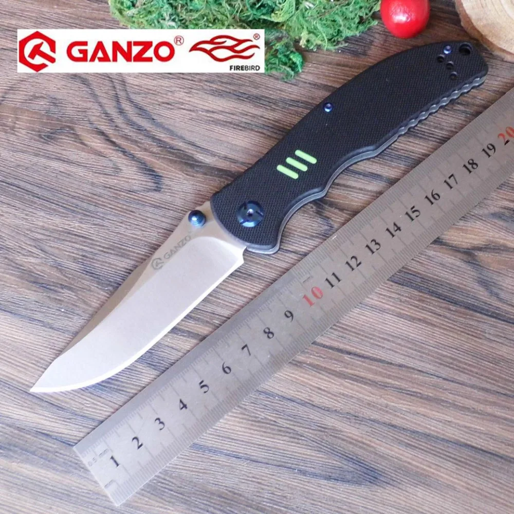 58-60HRC Ganzo G7501 440C G10 or Carbon Fiber Handle Folding knife Survival Camping tool Pocket Knife tactical edc outdoor tool 58-60HRC Ganzo G7501 440C G10 or Carbon Fiber Handle Folding knife Survival Camping tool Pocket Knife tactical edc outdoor tool