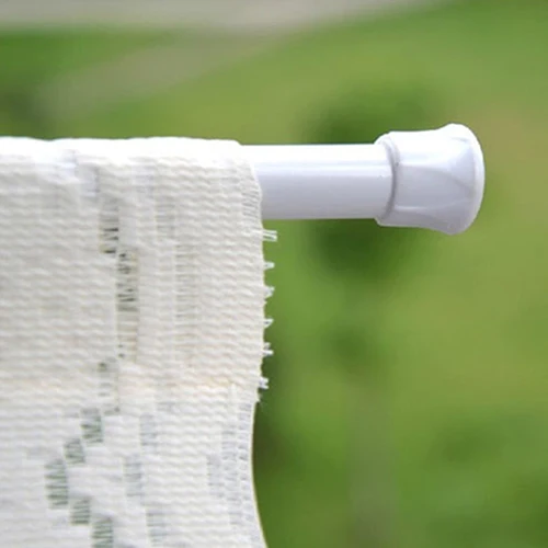 

Extendable Adjustable Bathroom Shower Curtain Rod Spring Tension Rod Rail Pole Window Curtain Shower Curtain Wardrobe