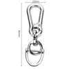 FORAUTO Car Keyring Carabiner Horseshoe Buckle Alloy Gourd Buckle Keychain Key Rings Key Chain Auto Accessories Car-styling ► Photo 3/6
