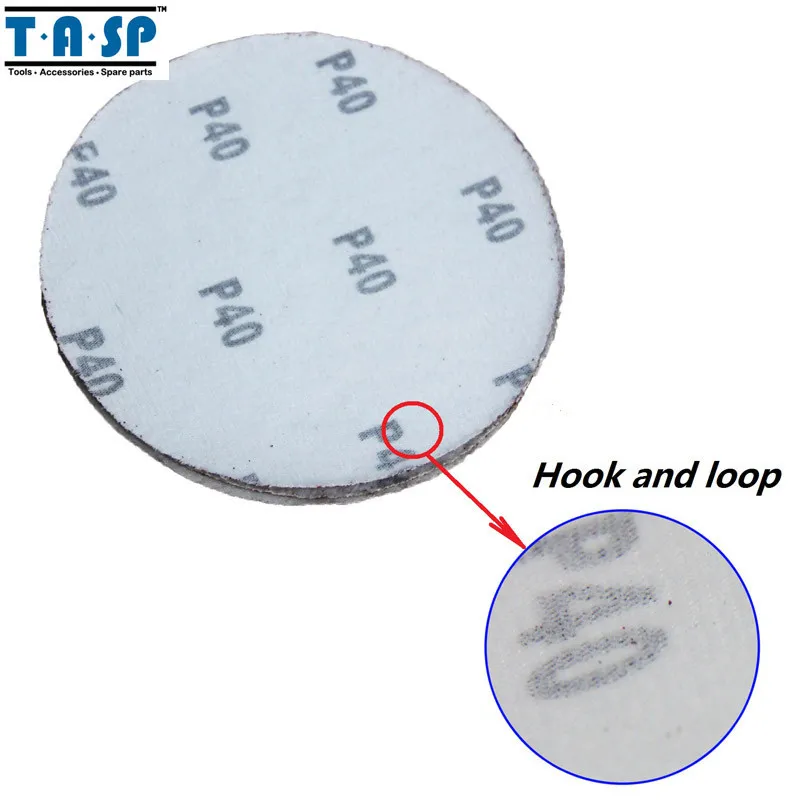 Тасп 5 "125 мм крюк-петля наждачная бумага 25 шт. Наждачные круги для Шлифовальные станки Гриц 60 80 120 180 240