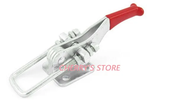 

Red Handgrip 318Kg 701 Lbs Quick Holding Latch Action Toggle Clamp 431 2pcs