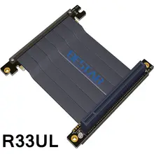 Райзер pci-e x16 3.0 видеокарта кабель-удлинитель шнура совместимый для itx корпус материнской платы PCIe 16x стояк 18 см полный скорость adt