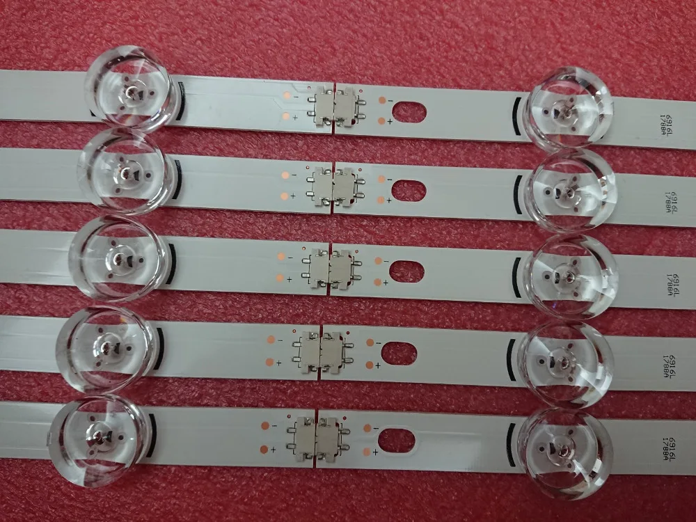 10 PCS/set LED strip for TV 49LB626V 49LB5500 49LB620V 49LB552 49LB629V 49LB561U 49LB582V 49LF620V 49UF6430 49LY320C 49LB5500