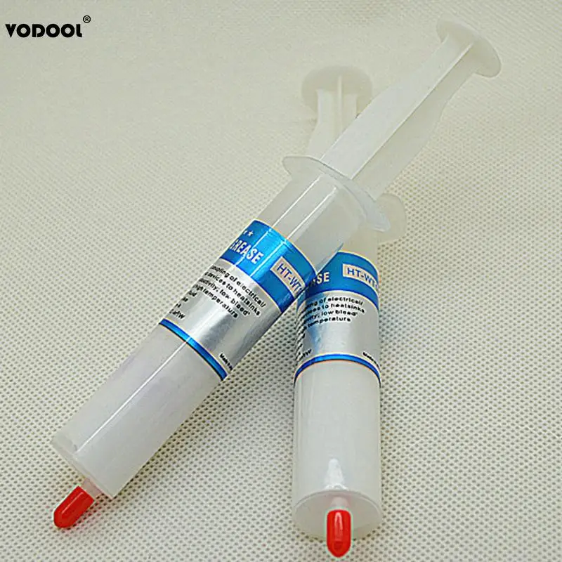 VODOOL 5 шт./лот 30 г серый/белый Термопаста Вставить Соединение охлаждения