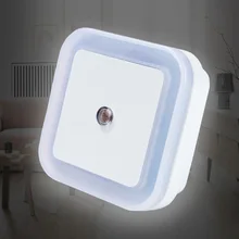 art Lighting In White Yellow Blue Red newest LED night light Control Auto Sensor Light For Home Indoor AC110V 220V EU US