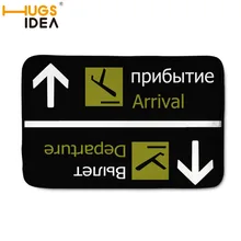 HUGSIDEA черные русские тапеты поступление вылет открытый вход коврики для дома гостиная Karpet пол дверь коврик для ванной Alfombras