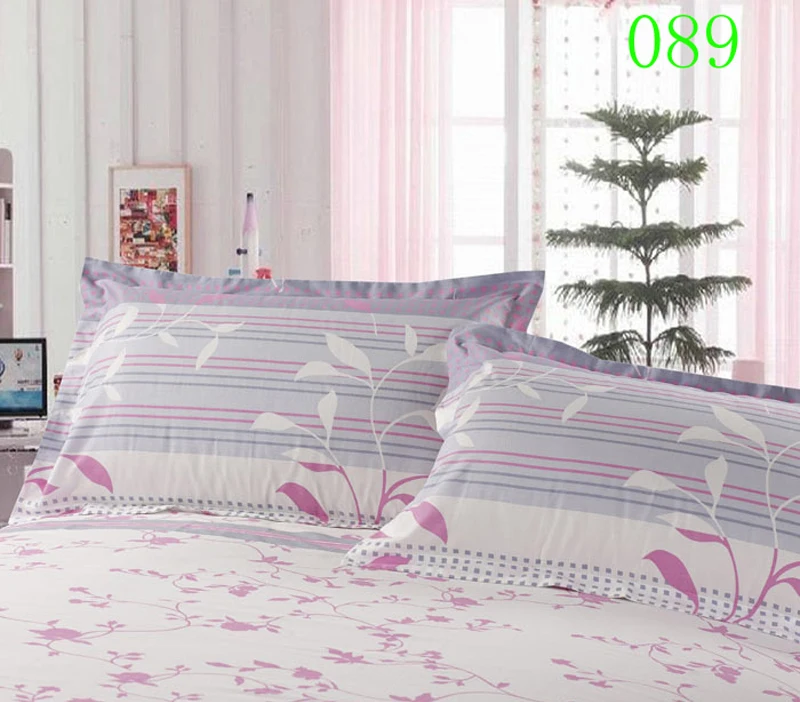 White Pink 1Pcs Cotton Single Bed Pillowcases 48x74cm Pillow Case