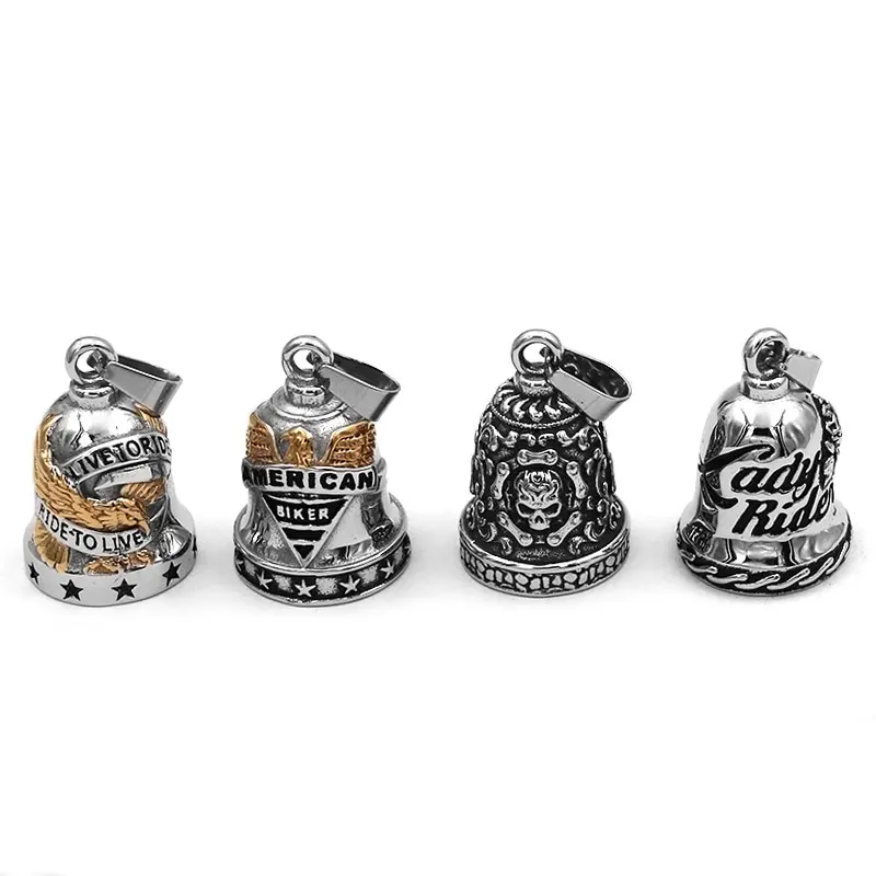Live To Ride Eagle Motor Biker Bell 
