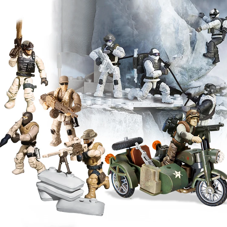 

Military Accessory Army Soldiers Building Blocks MOC Weapon DIY Figures Toy Children Gift Compatible LegoINGlys