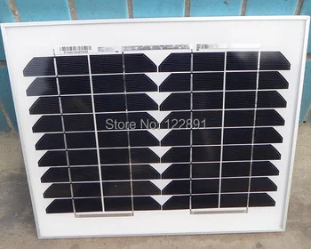 

BUHESHUI 10W 18V Monocrystalline silicon Solar Panel Used For 12V photovoltaic Power Home Diy Solar System Free Shipping