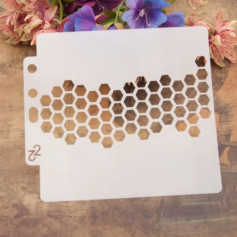 

13cm Hive Craft Layering Stencils Wall Painting Scrapbooking Stamping Embossing Album Decorative Paper Card Template