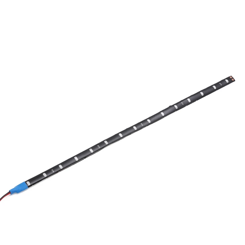 4Pcs/Set 12V 30cm USB Cable Power LED Strip Light Lamp SMD 3528 Blue Waterproof Car Truck Flexible Strip Tube Light