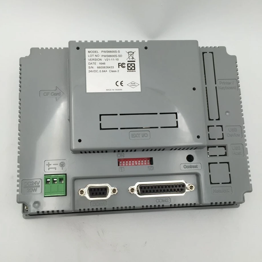 HITECH 5 7 "дюймовый сенсорный экран панель управления HMI дисплей PWS6600S S бесплатный