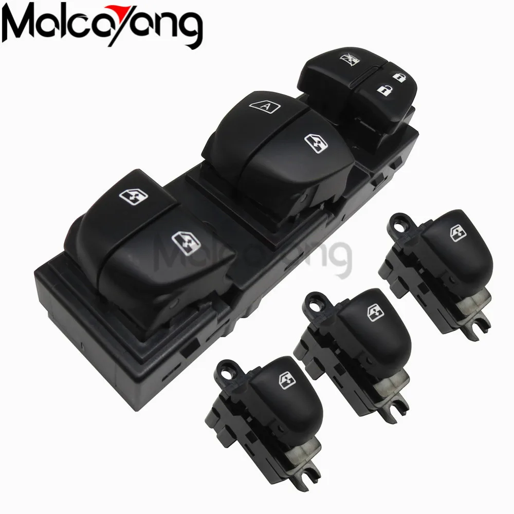 Auto Power Window SwitchSingle Window switch For Nissan QashqaiAltimaSylphyTiidaX-Trail