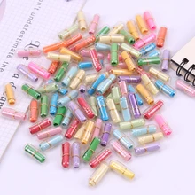 50 pièces/lot Kawaii Mini Transparent souhaitant pilules amour blanc Message Capsule enveloppe lettre papier étudiant écriture papier