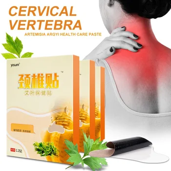 

12pcs/box Mugwort Patches Cervical Vertebra Muscle Massage Muscle Arthritis Aches Relief Joint Pain Patch Tool Kit