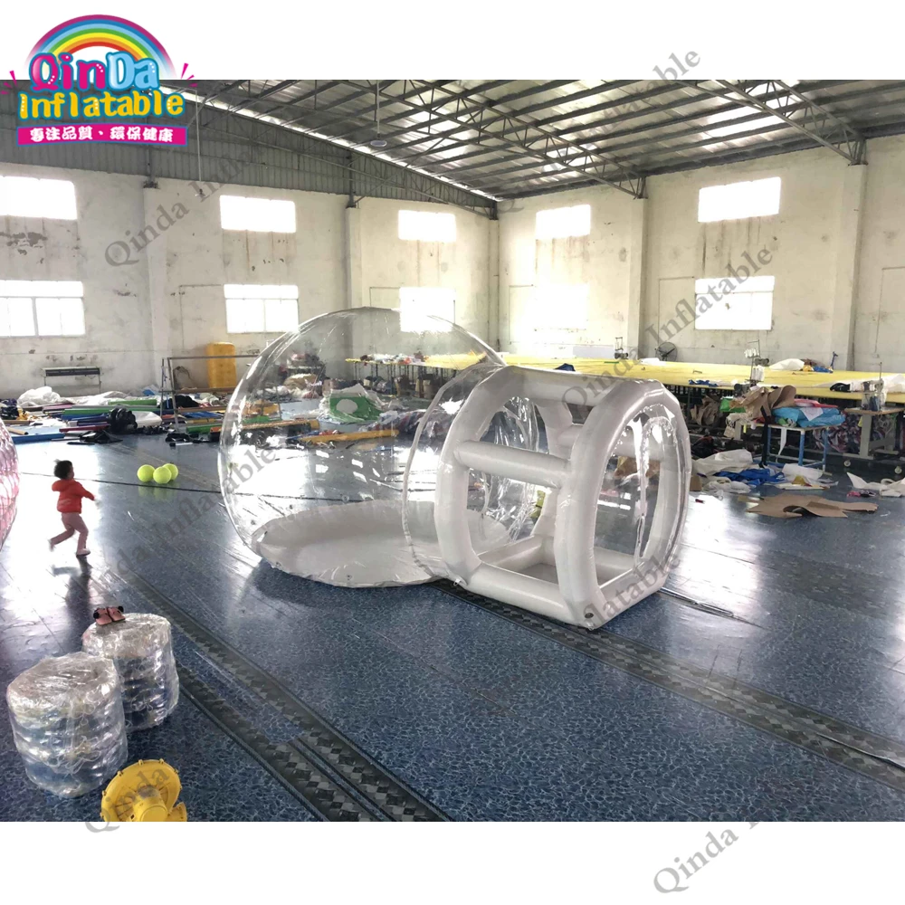 Factory Price 3m Inflatable Camping Tent Outdoor Inflatable Bubble Tent With Tunnel 6