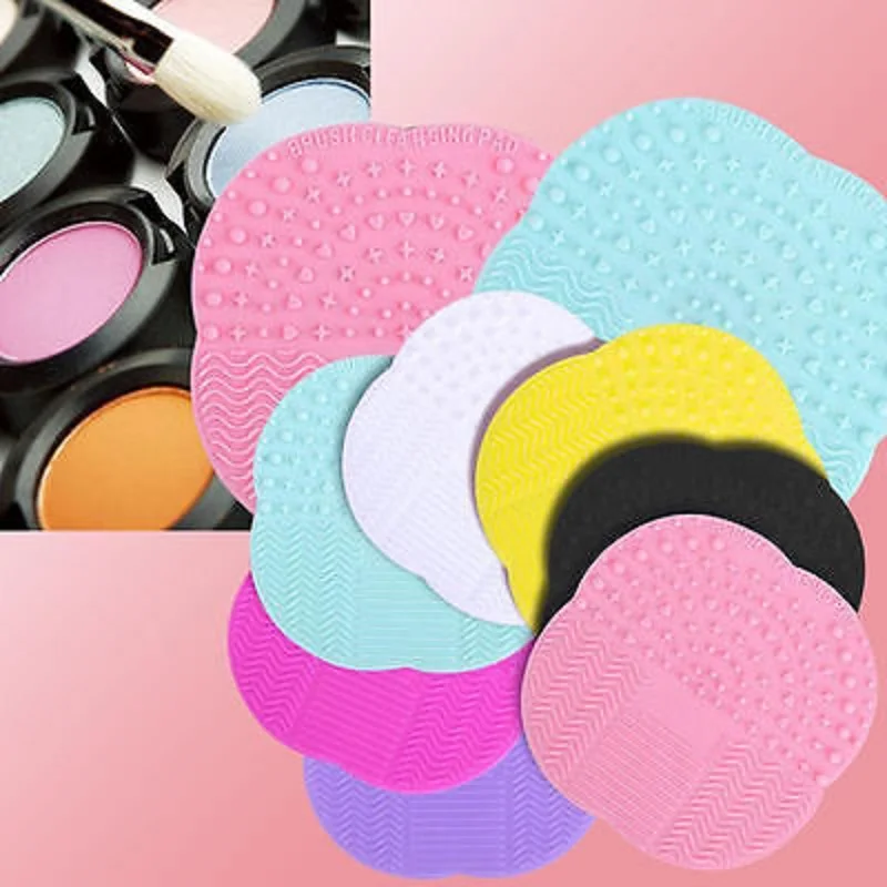 Silicone font b Makeup b font font b Brush b font Cleaner Pad Washing Scrubber Board