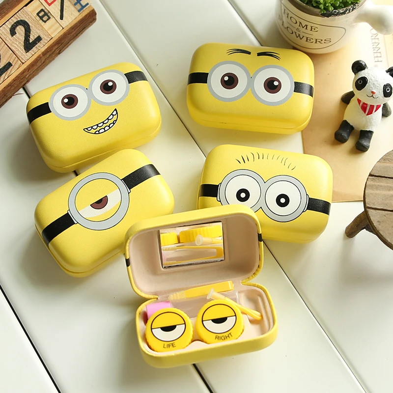 para lentes de contacto para mujer, caja de objetivo duro de cuero, recipiente para gafas, regalo de Navidad, 10 Uds., venta al por mayor|glasses container|case glasseslens box - AliExpress