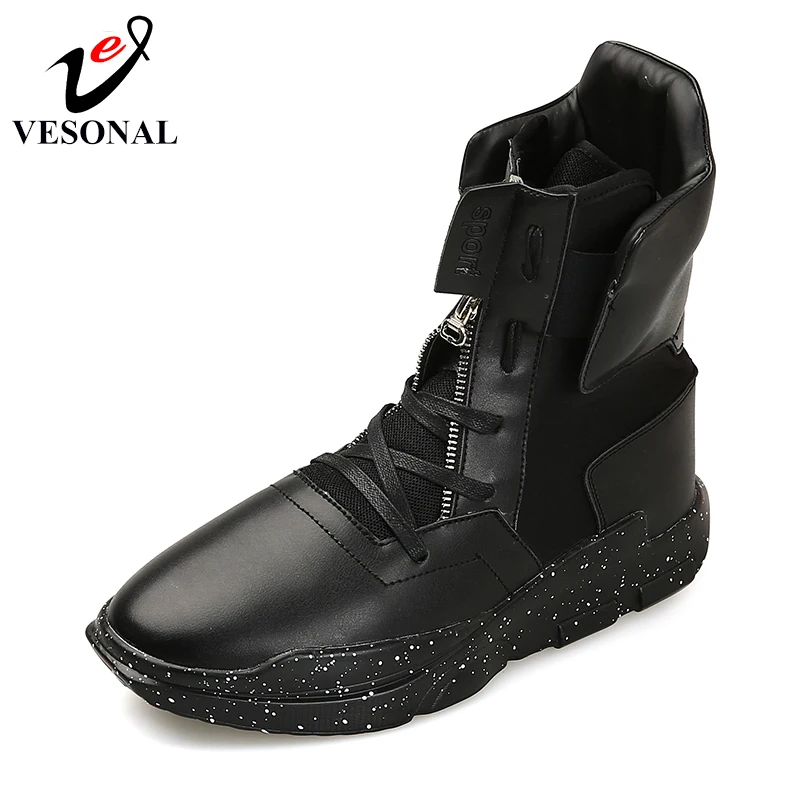 Sapatos Couro Black Calçados Moda Mid Para White Pu Walking black Adultos 2018 Boots Boots calf Inverno Masculinos Botas red Sneakers Homens Vesonal Boots De Patchwork Y69 FPn8WFH