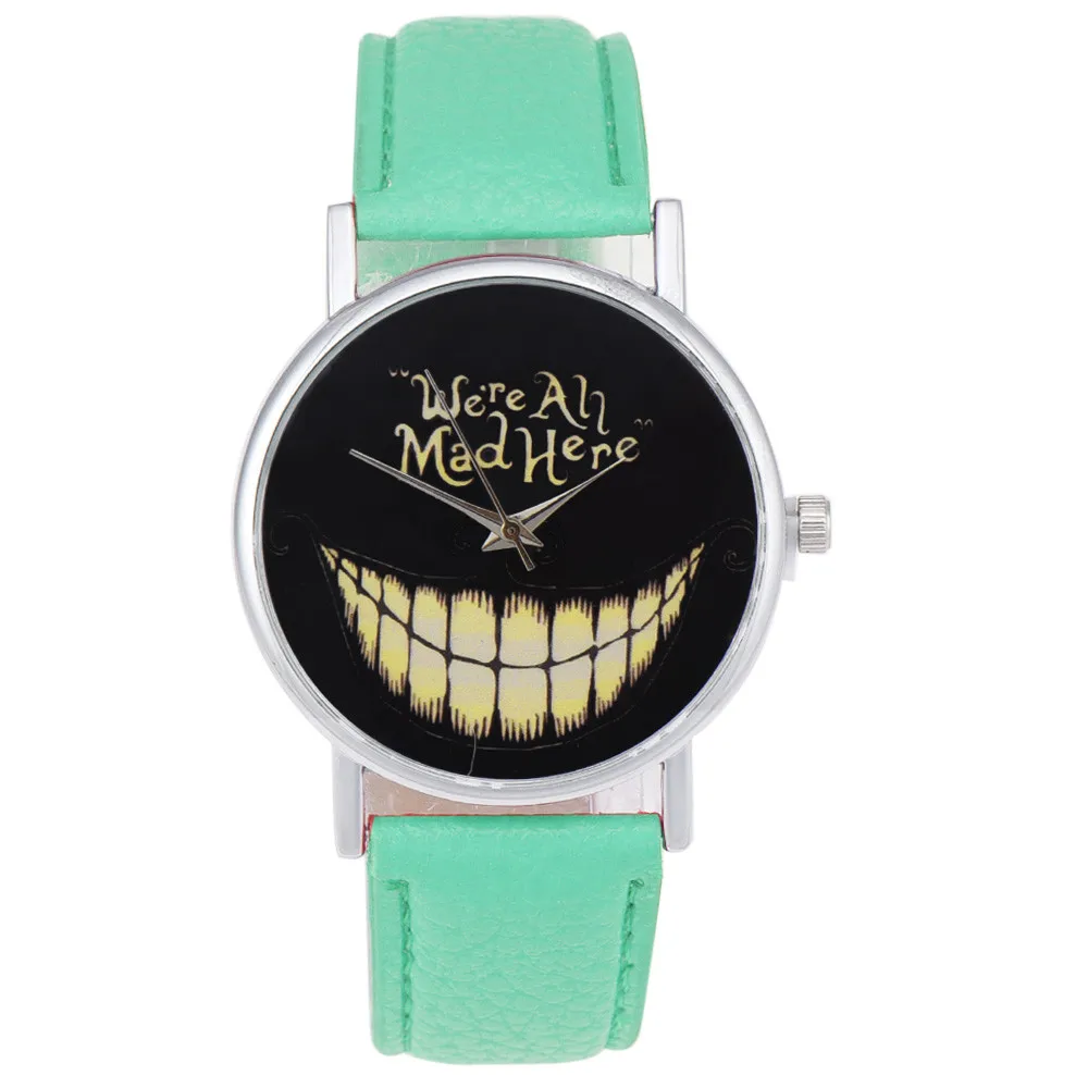 2016-Hot-Sale-Watches-Women-Men-Dress-Clock-Leisure-Time-Faux-Leather-Analog-Smiling-Face-Watch