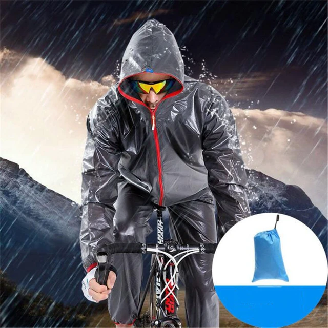 Conjunto impermeable de bicicleta hombres mujeres impermeable y pantalones ropa para bicicleta de montaña Set MTB bicicleta impermeable conducción - AliExpress
