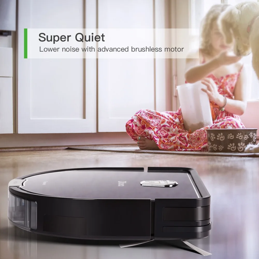 Dibea D960 Sweeper Robot Vacuum Cleaner Household Aspirator Strong Suction Robot Vacuum Cleaner Home Cleaning Robot