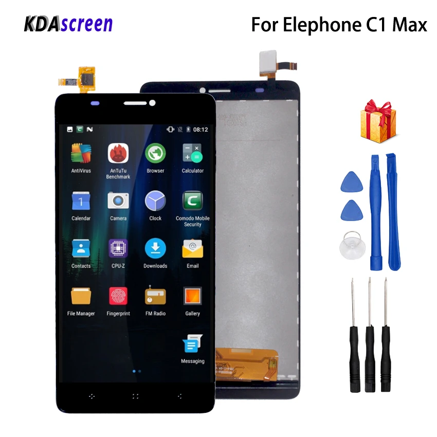 Оригинальный для Elephone C1 Max ЖК дисплей сенсорный экран дигитайзер в сборе HD
