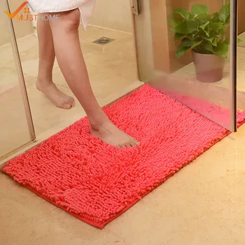 

40x60cm Non-slip Bath Mat Microfiber Chenille Doormat