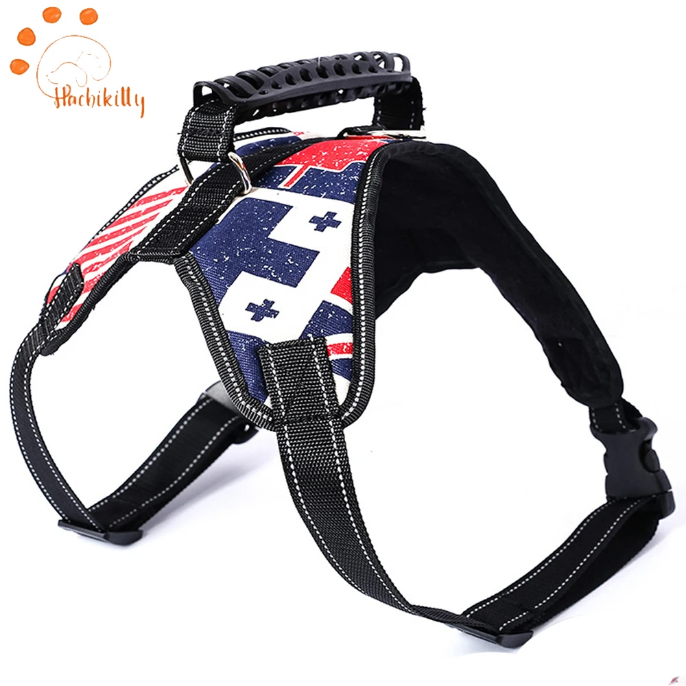 

Adjustable Dog Harness For Small Large Dogs Pets Leashes K9 Harnesses Reflective Dog Leash Vest Harness Pet Products AM007