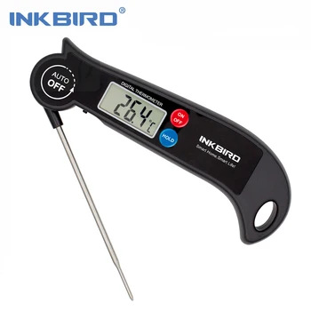 

Inkbird Digital Instant Read Food Cooking Kitchen BBQ Thermometer HET-F001 Including AAA Battery For Oven Meat, Smoker,Grill