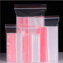 

100pcs/bag Transparent Self-sealing Storage Bags Polyethylene Sealing Bags For Packaging Storage Tools 0.12mm/0.05mm Thickness