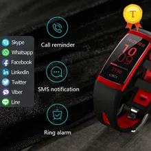 Счетчик калорий монитор артериального давления Пульс Водонепроницаемый bluetooth полосы здоровья умный Браслет