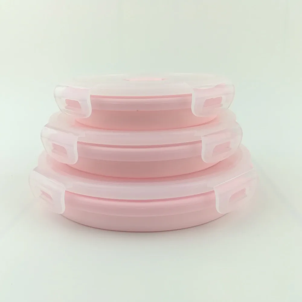 Portable Bento Box Collapsible Lunch Box for Food Dinnerware Microwave Food Storage Container Bowl Food Container (13)