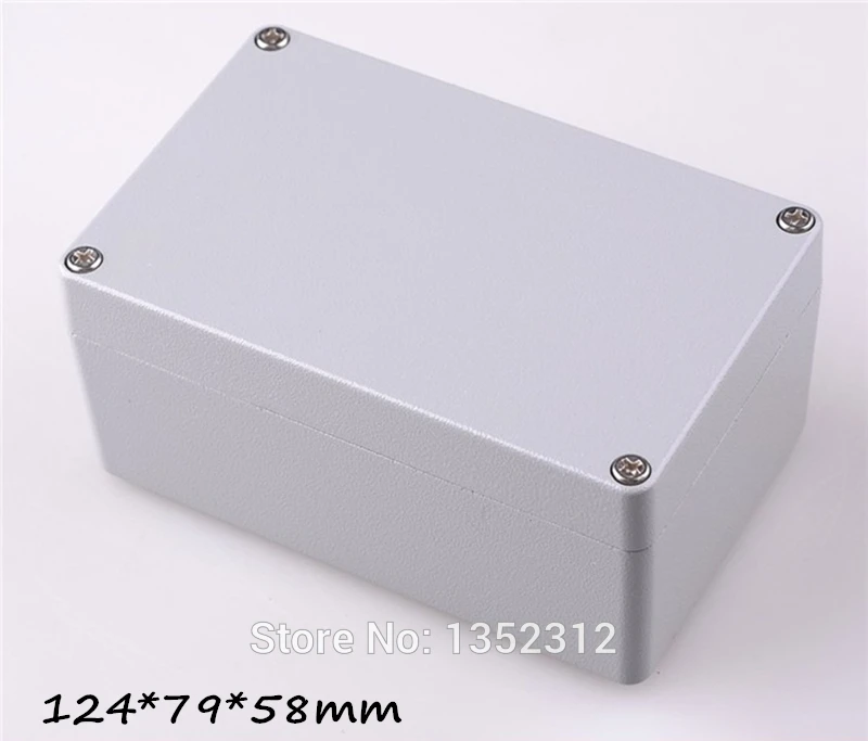 One pcs 124*79*58mm IP68 aluminum cable junction box power supply ... One pcs 124*79*58mm IP68 aluminum cable junction box power supply ...