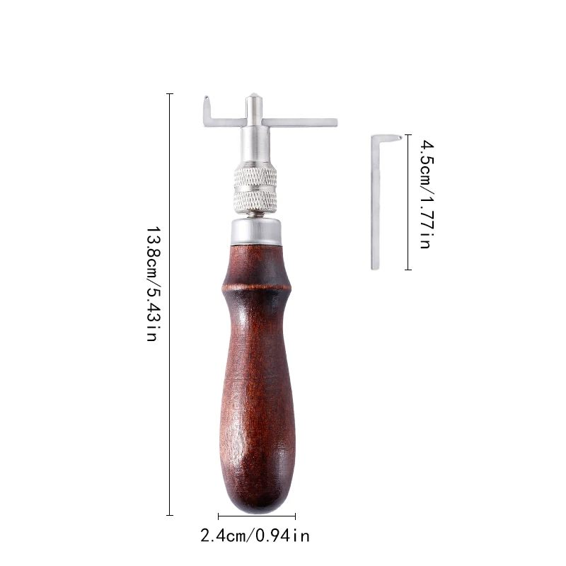 leather tools leather craft tools LMDZ Adjustable Leather Edge Stitching Groover Craft Tool Edge Stitching Groover Leather Craft Groove