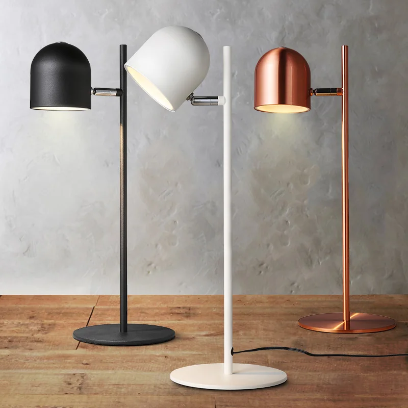 Nordic современный минималистский сенсорные лампы железная прикроватная тумбочка для спальни глаз настольная лампа офисная Настольная лампа