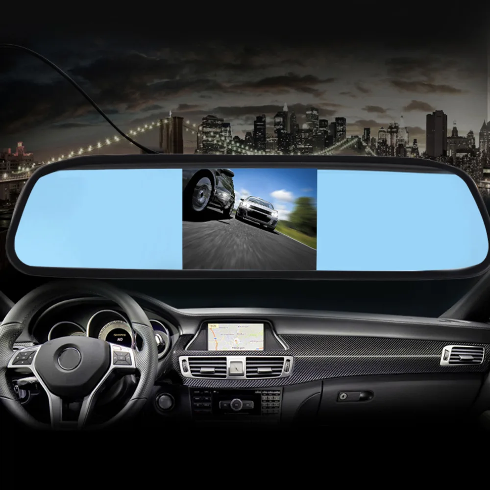 

Camera DVD VCR 5" Digital TFT LCD Screen Resolution 480*272 Car Monitor Rearview Mirror Security Monitor for Auto free shipping