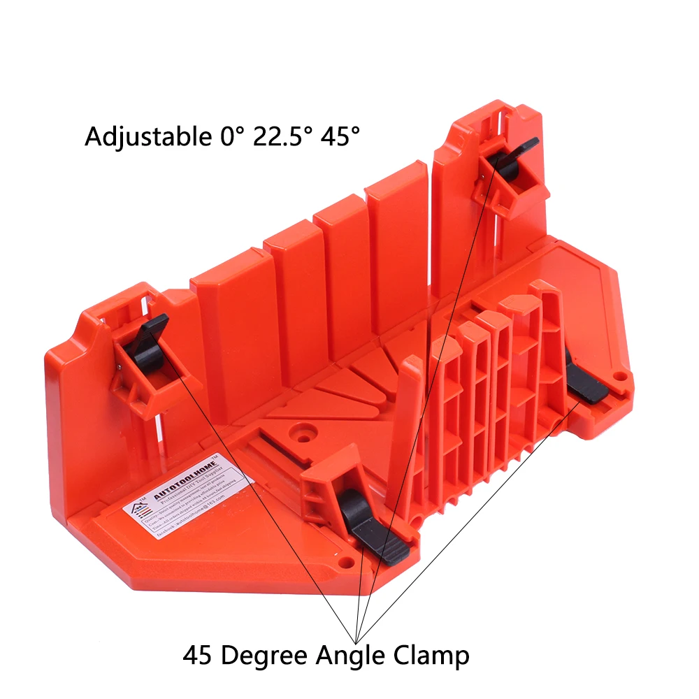 14 Inches Clamping Mitre Box Woodworking Saw Cutter Tools Accessories Adjustable Angle For Woodworker Woodcarver Carpenter