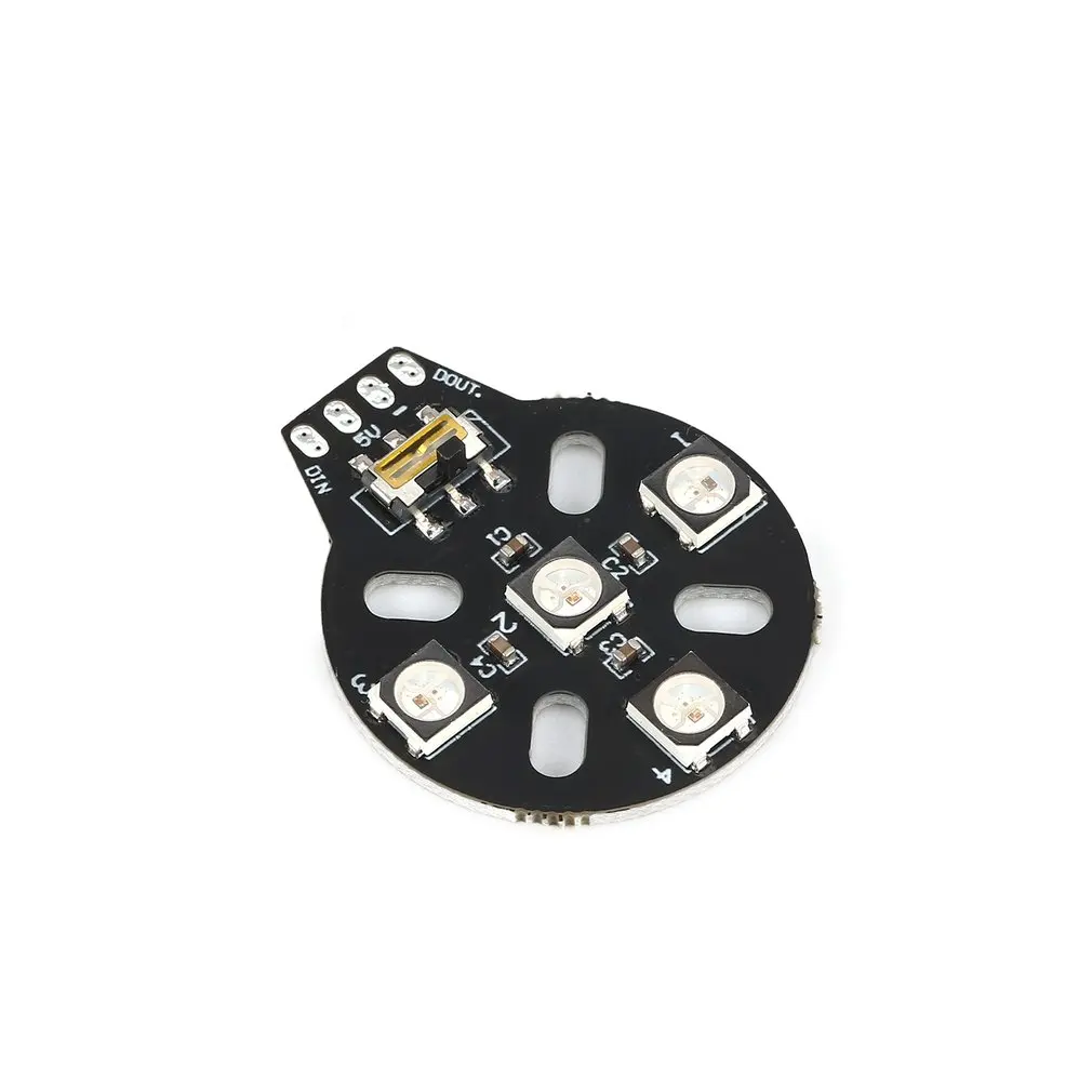 4 шт. WS2812B 5 в 5050 RGB Светодиодная панель для Naze32 F3 CC3D управления полетом RC гоночный