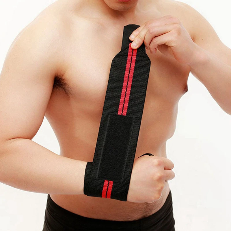1Pcs Adjustable Wristband Elastic Wrist Wraps Bandages for Weightlifting Powerlifting Breathable Wrist Support 4colors wrist brace wrist guard weightlifting straps wrist straps wrist support wrist support band elastic bandage support