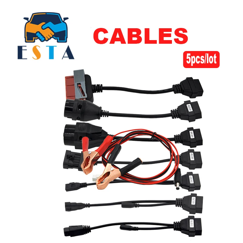 

5PCS/Lot OBD2 car cables Full set for tcs pro plus mvd auto scanner DHL free shipping