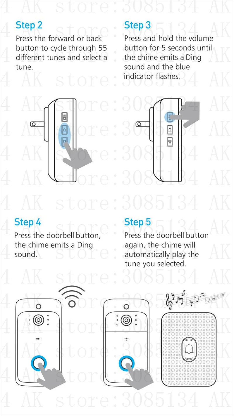 Умный IP видеодомофон Deurbel Met wifi видео Кольцо телефон дверной звонок камера wifi для домашней сигнализации беспроводной безопасности дверной Звонок камера