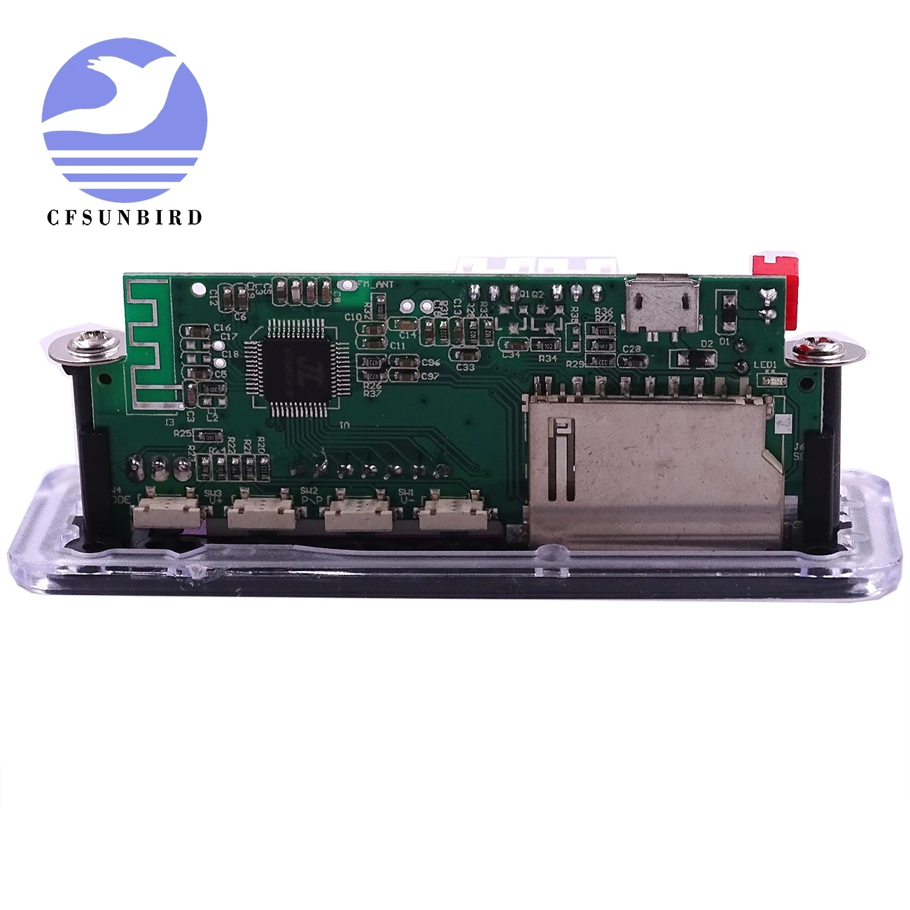 Плата декодирования MP3 CFsunbird M011 Bluetooth модуль со слотом для SD карты/USB/FM/удаленным