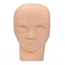Semi Permanent Makeup Tattoo Eye Lip 3D Practice Skin Mannequin Head Training g61117
