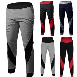 2019 спортивные штаны с эластичной резинкой на талии мужские модные брюки эластичные спортивные подходящие маленькие ноги повседневные
