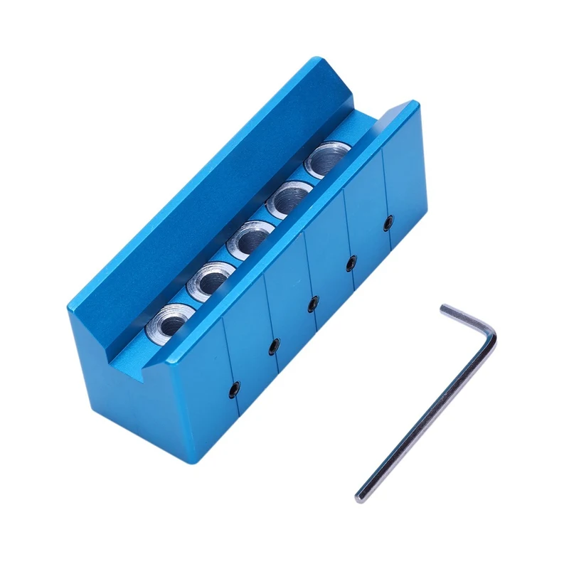 

Durable Drill Bit Aluminum Alloy Locator Doweling Drilling Guide Handheld Puncher Diy Tool Pocket Hole Jig Bubble Level