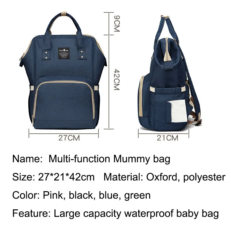 20-35 л большая Противоугонная сумка для мам, рюкзак большой емкости, водонепроницаемая сумка для ухода за ребенком, сумки для подгузников, изоляционная Женская дорожная сумка для кормления