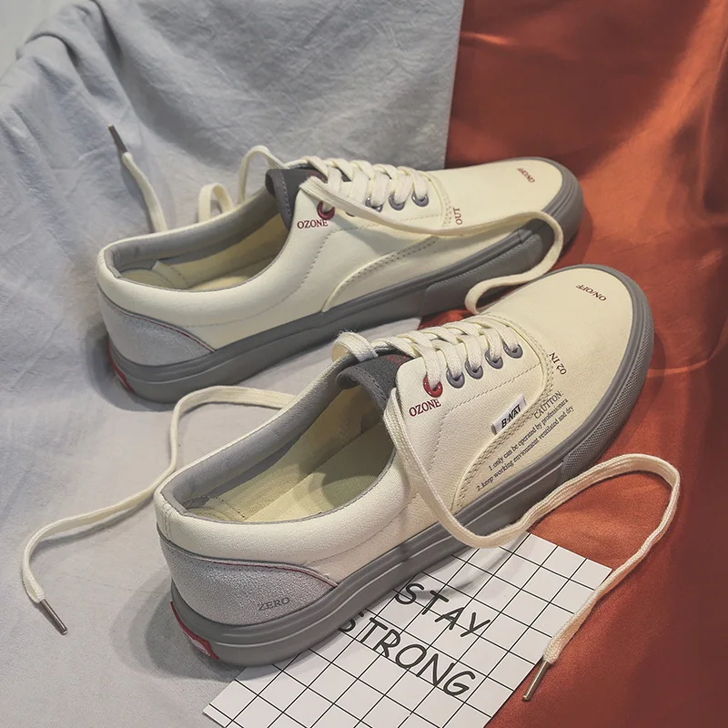 

Sneakers Canvas shoes for Women fashion Lace-Up Solid Superstar Hook Loop Vulcanize shoes Girls Zapatillas mujer