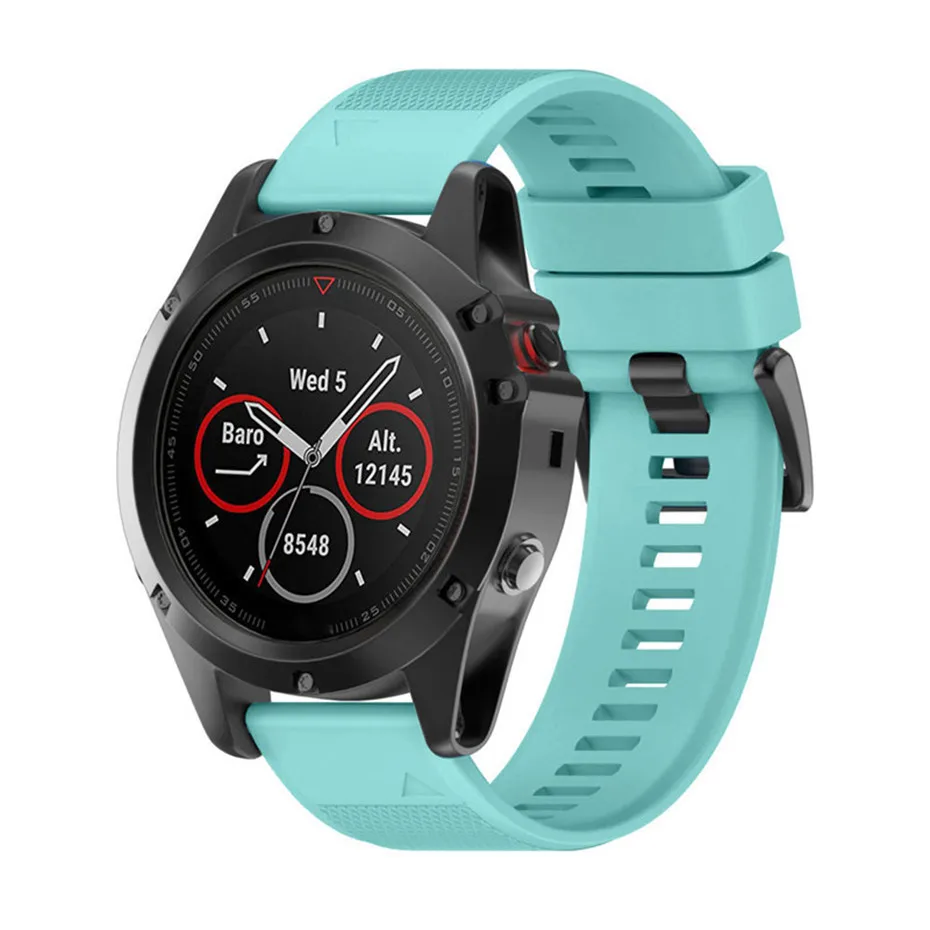 Замена Silicagel ремень Мягкий Quick Release ремешок в комплекте ремешок для Garmin Fenix 5X gps часы бретели нижнего белья прочный jh0424